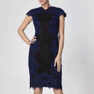 Tadashi Shoji Lace Cocktail High Neck Dress Sz. 14